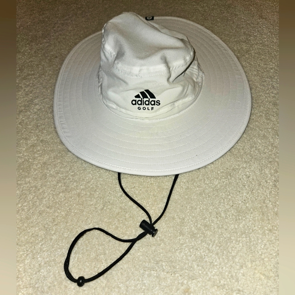 Adidas White Golf Sun Hat